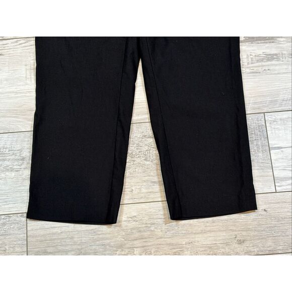 Rafaella stretch Capri black pants slacks size 14 - Picture 4 of 13